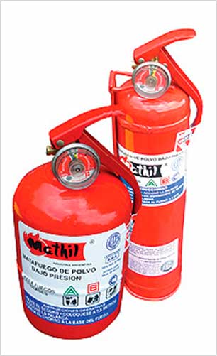 A BASE DE POLVO BAJO PRESION